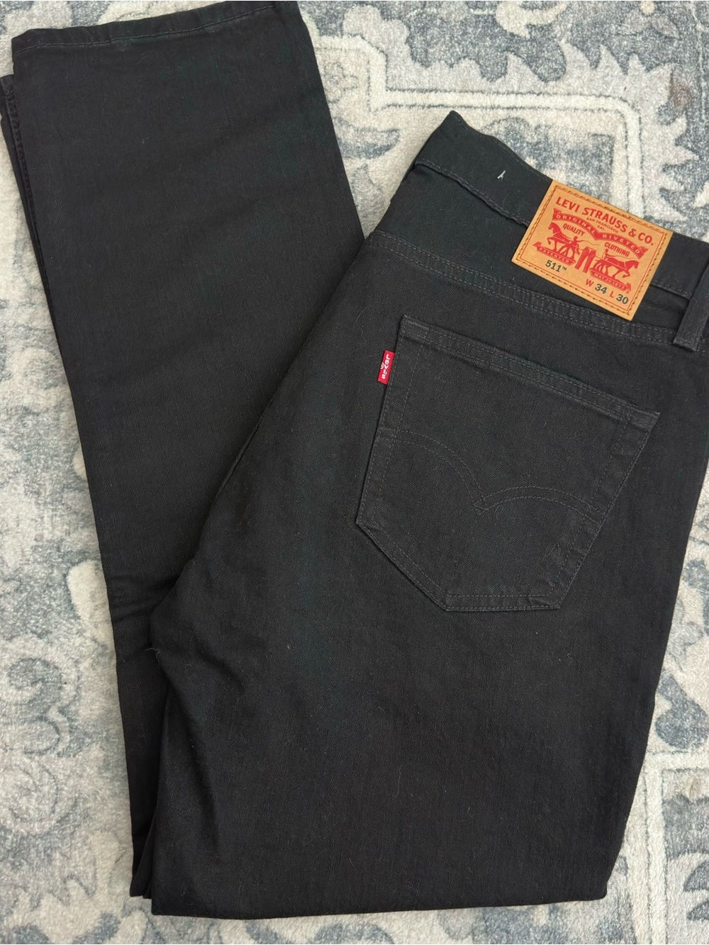 Levi’s NWT Men’s 511 Slim Jeans Black Size 34x30